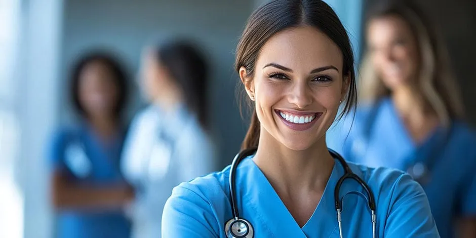 Texas NP collaborating with physician in clinic