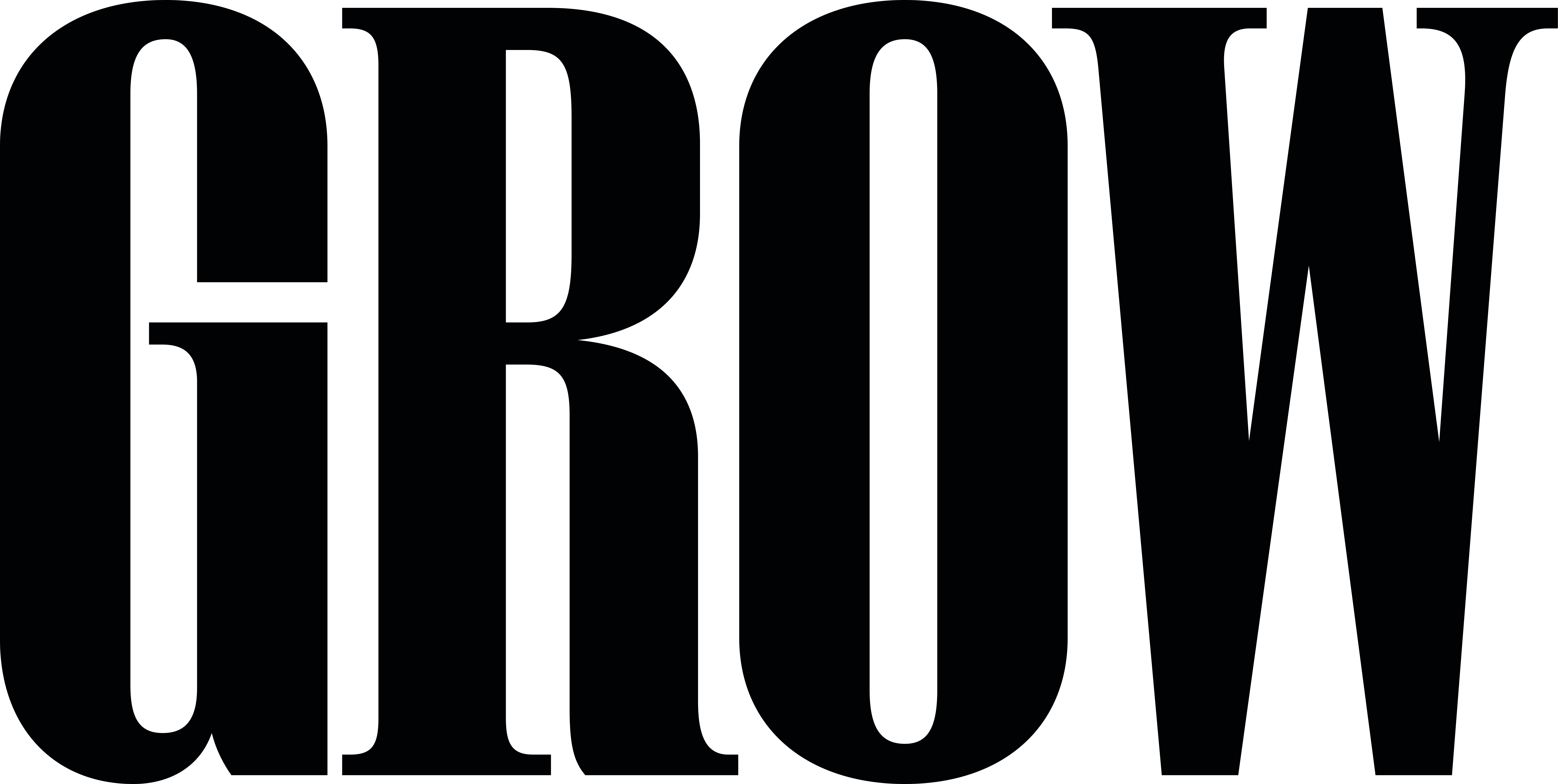 Logo of Grow in black